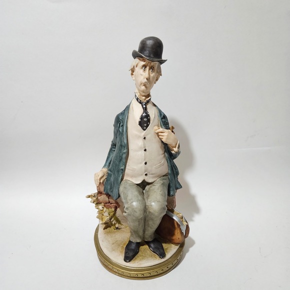 Giuseppe Cappe Other - Giuseppe Cappe Doctor Figurine Capodimonte Sculpture Porcelain Statue Italy Art